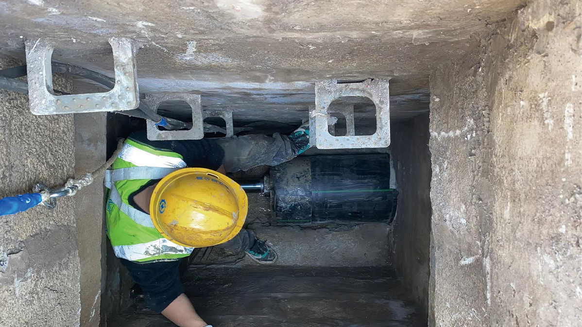 龙门HDPE短管内衬法